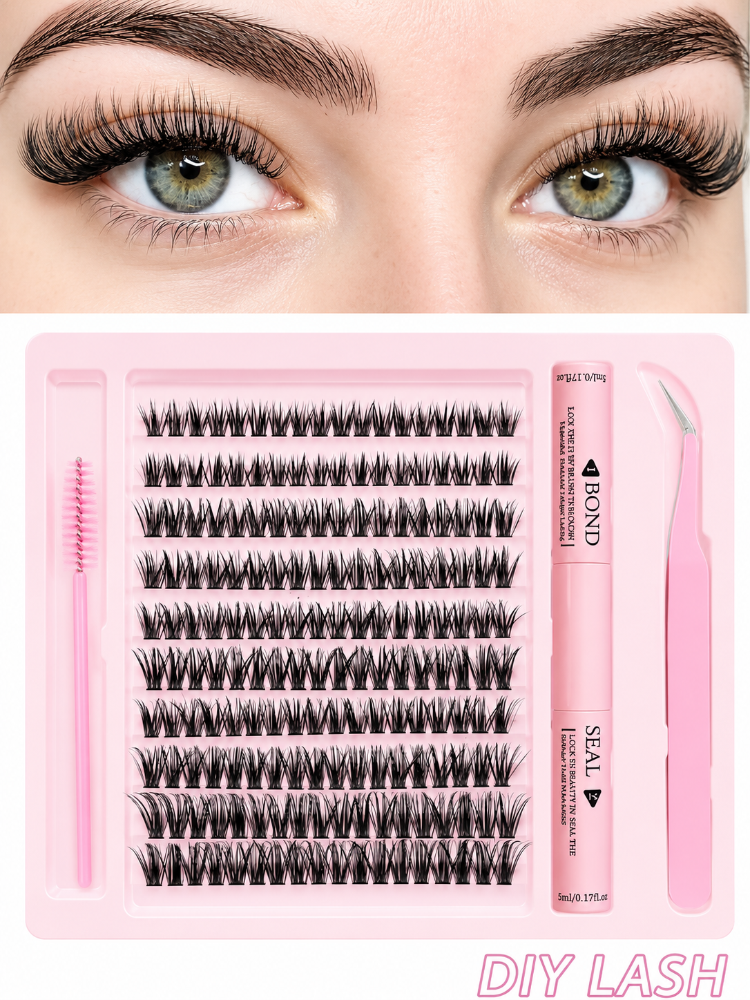3 In 1 Permanent Eyelash Extension Set Professional Lash Kit