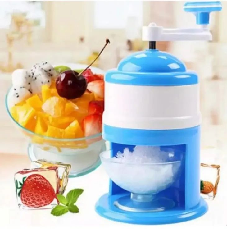 Manual Ice Crushing Shaver Maker Machine Gola Ganda Household Ice Crusher For Refreshing Summer Treats